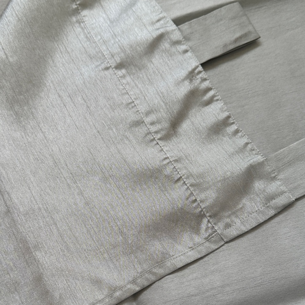 Set of 2 Light Sage Green Tab-Top Curtain Panels - Picture 2 of 6